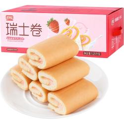盼盼 瑞士卷草莓味蛋糕 240g/12袋 松软香甜