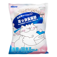 妮可露妮可露混合猫砂豆腐膨润土猫砂矿石海盐猫砂 珍珠人鱼系列2.5kg 8包