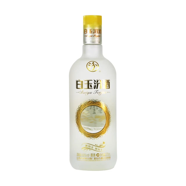 汾酒 白玉汾酒 40%vol 白酒 375ml 单瓶装