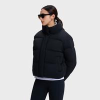 HOTSUIT 冬季简约百搭面包服女立领保暖短宽运动羽绒服户外休闲运动外套女