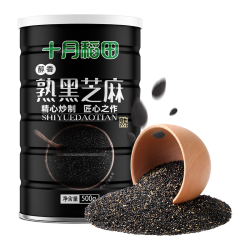 十月稻田 醇香熟黑芝麻 500g