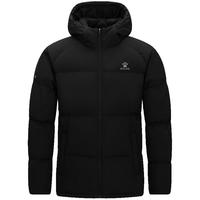 KELME卡尔美羽绒服男士冬季防泼水加厚短款连帽保暖运动外套