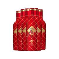 路易袋鼠 KANGAROO)智利原瓶进口红酒梅洛干红葡萄酒750ml*6新年礼盒整箱
