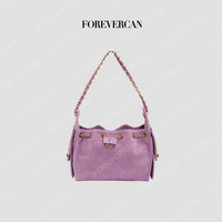 FOREVERCAN【彩蛋】紫色羊皮包包 BB27436