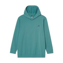 adidas 春秋季男子简约LOGO舒适耐磨高尔夫运动休闲连帽卫衣
