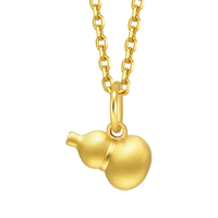 周生生 旗舰文化祝福系列 92039P 葫芦足金吊坠 0.8g