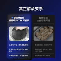 【ULTRA】小佩可视全自动打包猫厕所 智能电动猫砂盆防臭用品