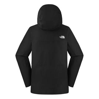 THE NORTH FACE 三合一冲锋衣 防水可拆卸 宇宙黑 S/155