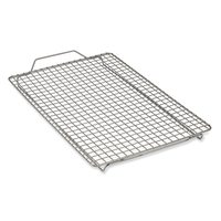 不锈钢冷却烘焙架 30x43cm不粘涂层 烤箱安全450°F 饼干蛋糕面包冷却网架