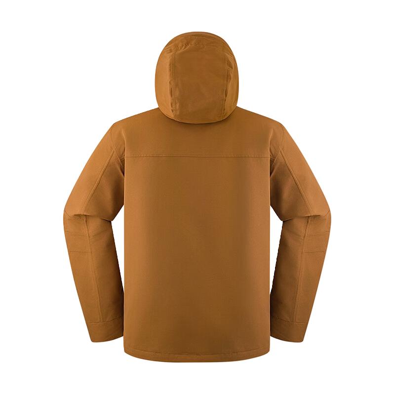  Timberland/添柏岚 女士防水三合一外套 抓绒内胆  深小麦色 XL