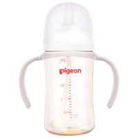 Pigeon/贝亲 自然离乳 儿童奶瓶 重力球吸管 把手 吸管 最小6个月;最大1个月 200-299mL