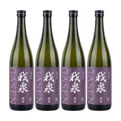 我泉 津岛红日式清酒日料酒720ml四支装