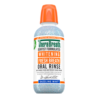 TheraBreath 凯斯博士）漱口水 充氧配方植萃0酒精 减少细菌 闪耀亮白 清新 473ml