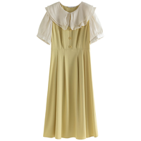 DUSHU 独束 女士娃娃领连衣裙 23DS82282