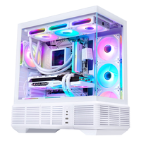 先马 境界Lite 白色 ATX海景房 游戏电脑台式主
