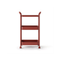 無印良品 MUJI無印良品  钢管推车架 金属置物架整理收纳架手推车客厅多功能