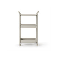 無印良品 MUJI 钢管推车架 金属置物架整理收纳架手推车客厅多功能