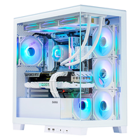 先马 新镜界 M-ATX机箱 半侧透 白色