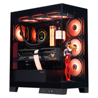 先马 元境界黑色ATX海景房机箱 顶部可拆卸水冷