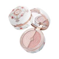 花知晓蝴蝶云肩腮红胭脂盒双色提亮自然膨胀色约会必备 01胭脂雪