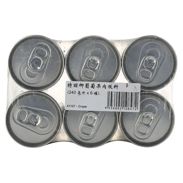 DReena 特丽娜 葡萄果肉饮料 240ml*6罐