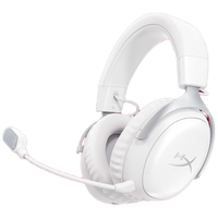 极度未知（HYPERX）Clould III S WIRELESS 飓风3加强版无线游戏耳机 飓风3S 冰霜白 头戴式电竞耳机 适配三角洲行动 飓风3加强版无线游戏耳机 冰霜白