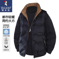啄木鸟（TUCANO）羽绒马甲男士秋冬休闲百搭立领坎肩背心户外保暖外套 黑色 M