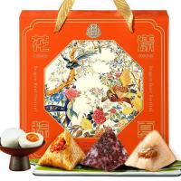 移动端、京东百亿补贴、今日必买：御厨坊 粽子礼盒6粽2咸鸭蛋1040g鲜肉粽蜜枣甜素粽端午节 花漾粽夏 花漾粽夏（6味6粽2蛋）1040g
