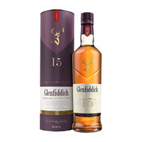 三得利(Suntory)格兰菲迪 GLENFIDDICH 单一麦芽苏格兰威士忌 斯佩塞 洋酒授 格兰菲迪15年700mL1瓶