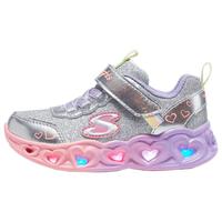 Skechers斯凯奇童鞋亮灯鞋宝宝闪灯鞋女小童春秋运动鞋儿童发光鞋