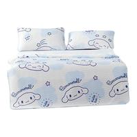 水星儿童A类凉感雪糕席三件套儿童凉席子夏季宿舍 抗菌空调席180*200cm 【A类柔软凉感席】海盐EG