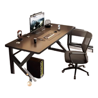 华恺之星电脑桌台式家用电竞办公学习桌子书桌游戏桌BGZ723碳纤维1.2米黑 【黑架+碳纤维桌面】120*60cm