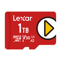 Lexar 雷克沙 PLAY系列 Micro-SD存储卡 1TB(UHS-I、V30、U3、A2)