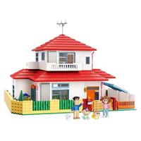 奇妙积木Keeppley蜡笔小新的家潮玩积木房子成人高难度拼装玩具模型礼物