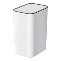 尔蓝 厨房垃圾桶带盖小号壁挂式垃圾桶橱柜门厕所悬挂收纳桶 AL-GB152