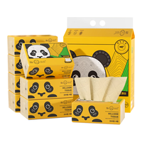 山丘 Shanqiu 山丘 本色抽纸 4层76抽8包(125*175mm)