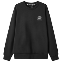 斯凯奇(Skechers)秋冬圆领运动卫衣套头衫宽松版型保暖L324U189 碳黑/0018 XS