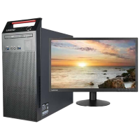 联想 M740J AI工作站 国产信创可控台式机电脑 23.8英寸显示器 16G内存