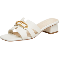 他她（TATA）2024夏时尚百搭拖鞋女外穿拖鞋7ZO03BT4 米色 35