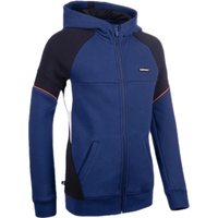 迪卡侬儿童加绒运动卫衣秋冬篮球服深蓝色12_13岁/151_160cm-4024618 均码 12-13岁/身高151-160cm