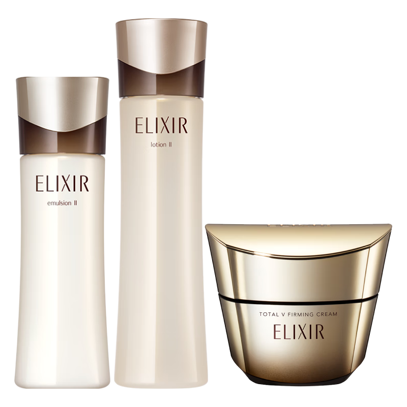  ELIXIR/怡丽丝尔 紧致抗皱 护肤套装  170ml+130ml+50g