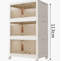 禧天龙 折叠收纳衣柜 3层高113cm 68.1cm面宽