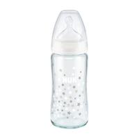 88VIP：NUK 德国感温宽口径玻璃奶瓶婴儿新生0到6个月以上宝宝防胀气奶瓶