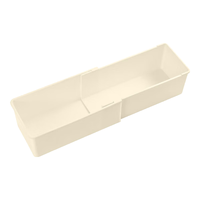 FGODA抽屉收纳盒可伸缩抽屉内收纳盒分类分隔收纳文具杂物整理 伸缩收纳盒大号 26.8*12.9*9.5cm