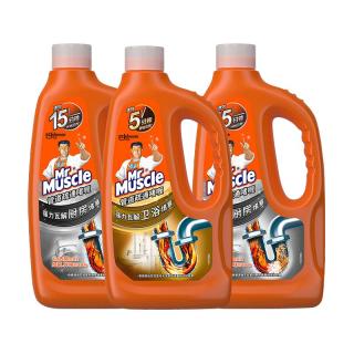 移动端、京东百亿补贴：威猛先生 热门商品 管道疏通剂960ml 3瓶 厨房款 2 卫浴款
