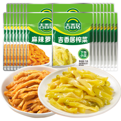 吉香居 榨菜15g*15+萝卜干15g*15