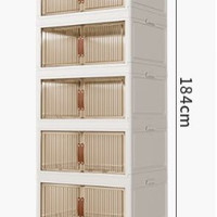 禧天龙 加厚免安装收纳衣柜 5层 高184cm 68.1cm面宽