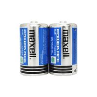 maxell 麦克赛尔 1号电池碳性大号干电池蓝锰2节装 热水器煤气灶燃气灶手电筒儿童玩具R20