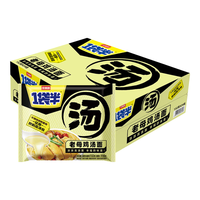 今麦郎方便面 一袋半 大份量面饼红烧老坛酸菜袋装泡面懒人宵夜速食面 【24袋整箱装】老母鸡汤面