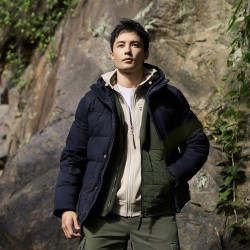 AIGLE 700蓬鹅绒 WR防泼水羽绒服 BC962